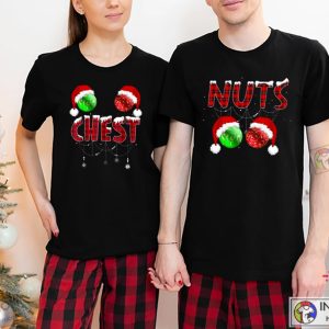 Chest And Nuts Couple Shirts, Matching Couple