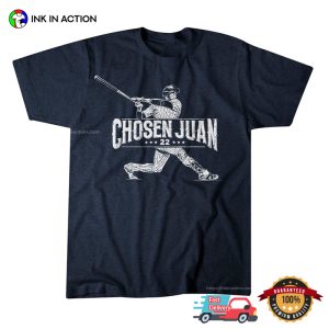 Chosen Juan 22 Swing Baseball T-shirt