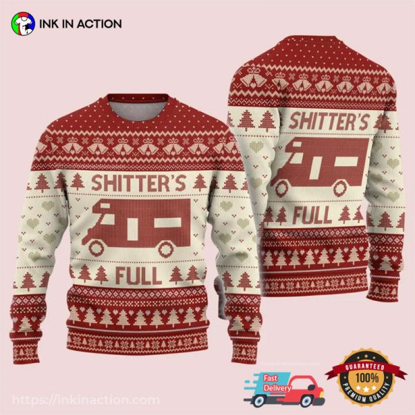 Christmas Shitter Full Ugly Christmas Sweater