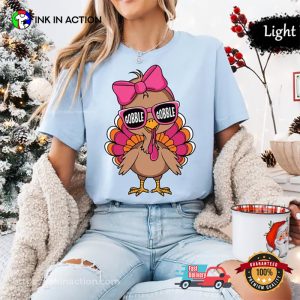 Coolest Turkey Girl Turkey Baby Turkey Happy Thanksgiving Shirt 3