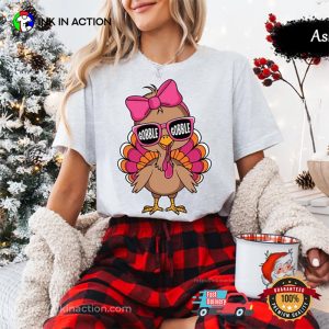 Coolest Turkey Girl Turkey Baby Turkey Happy Thanksgiving Shirt 4