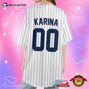 Custom Aespa Kpop Collection Baseball Jersey 1