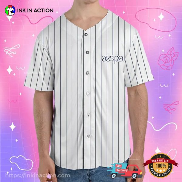 Custom Aespa Kpop Collection Baseball Jersey