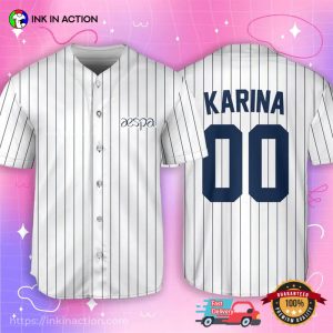 Custom Aespa Kpop Collection Baseball Jersey 3