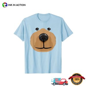 Cute Bear Face Halloween Party T shirt 3