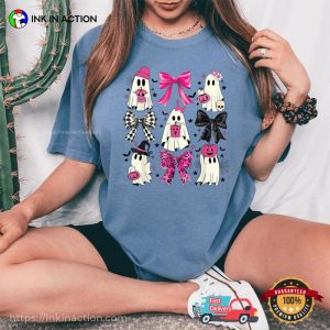 Cute Ghost Coquette Spooky Season Comfort Colors T shirt 4