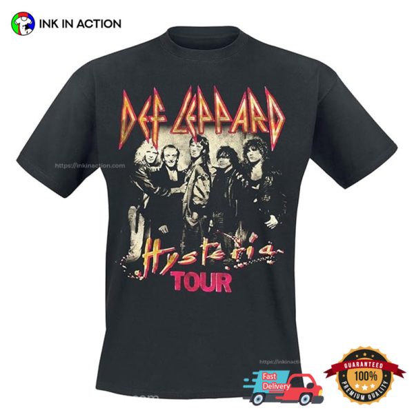 Def Leppard Hysteria Tour T-Shirt