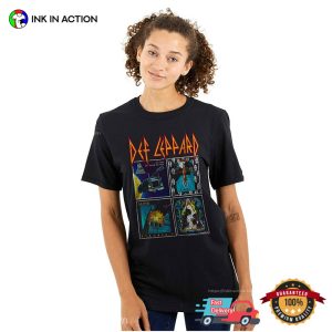 Def Leppard Rock Band Albums T-shirt