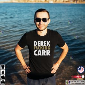 Derek F4cking Carr Funny New Orleans Football T shirt