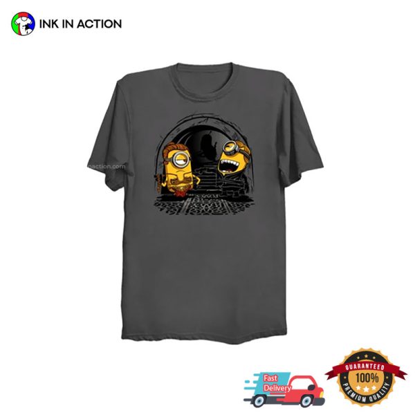 Despicable Twins Funny Minion Star Wars T-shirt