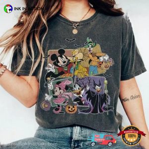 Disney Halloween Spooky Season Retro Comfort Colors T-shirt