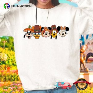 Disney Mickey and Friends Portrait Happy Thanksgiving ShirtDisney Mickey and Friends Portrait Happy Thanksgiving Shirt 2