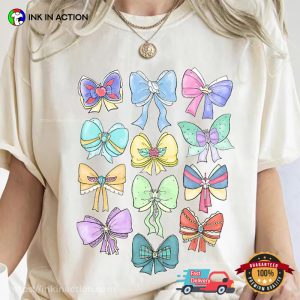 Disney Princess Cute Coquette Bow Comfort Colors T shirt 4