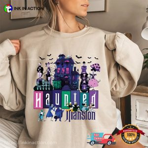 Disney The Haunted Mansion X Mickey And Friends Spooky Season T shirt 2