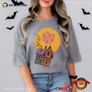 Disney Up House Halloween Comfort Colors Tee 1