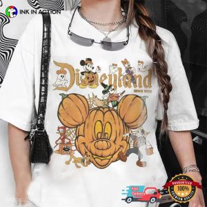 Disneyland Est 1955 Pumpkin Mickey Head Comfort Colors T shirt 2