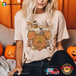 Disneyland Est 1955 Pumpkin Mickey Head Comfort Colors T shirt 3