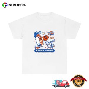 Dodger Stadium Dodger Dogs Baseball T shirt 3