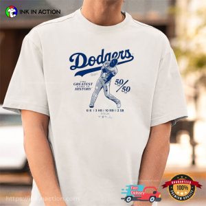 Dodgers Shohei Ohtani 50 50 Tee 2