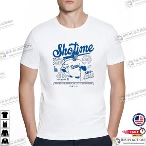 Dodgers Shotime Baseball T shirt 2