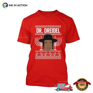 Dr. Dreidel Rapper hanukkah menorah Graphic T shirt 2