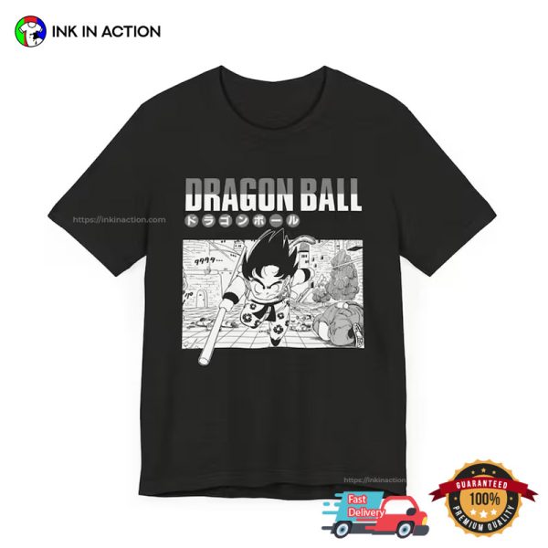 Dragon Ball Goku Kid Japanese Manga Style T-shirt