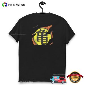 Dragon Ball Kanji Kame Back T shirt 2