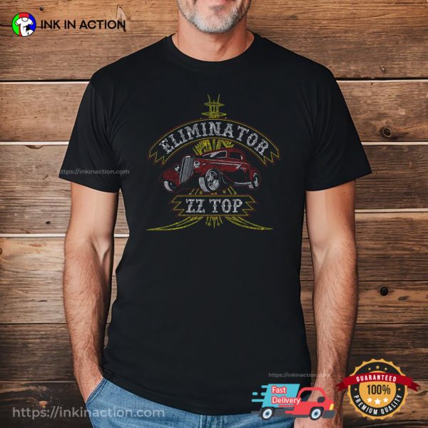 Eliminator Album Retro ZZ Top T-shirt