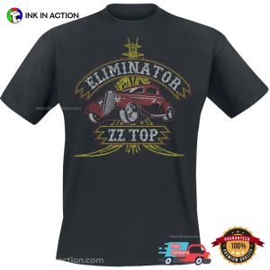 Eliminator Album Retro ZZ Top T shirt 3