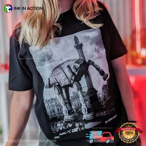 Empire AT AT Walker Pee Funny Star Wars T shirt 1