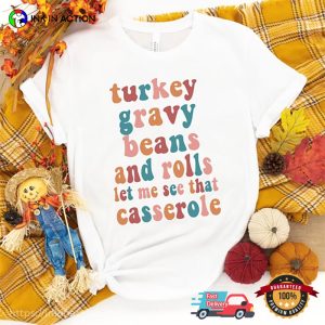 Family Thanksgiving Traditional Meals T shirt 2