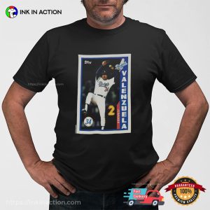 Fernando Valenzuela LA Dodgers Memorial T shirt 2