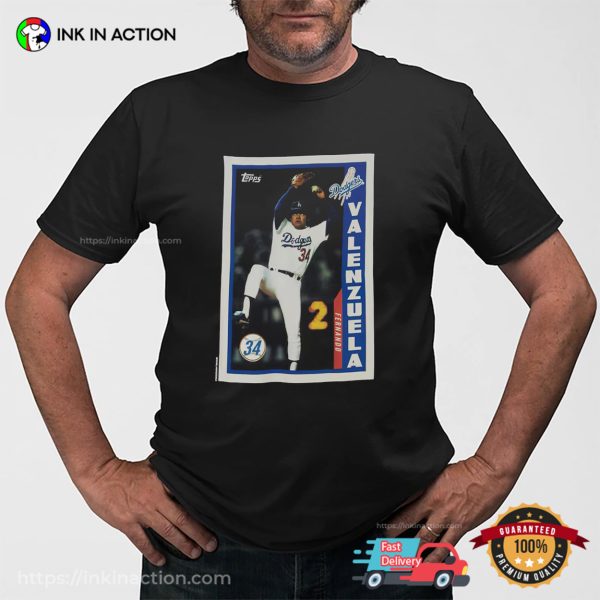 Fernando Valenzuela LA Dodgers Memorial T-shirt