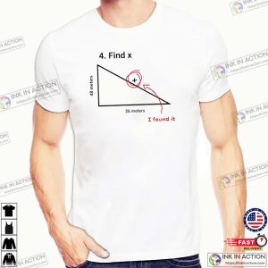 Find X Holland Spiderman Funny Math T-shirt