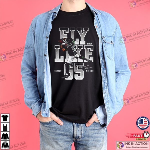 Fly Like 65 Garrett Wilson Signature T-shirt