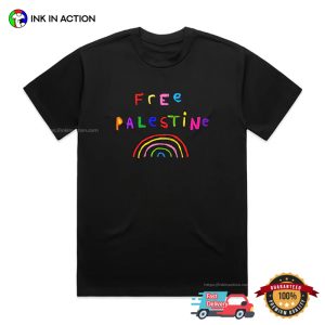 Free Palestine Kid Art T shirt 2