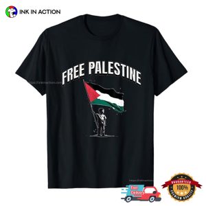 Free Palestine palestinian flag T shirt 3