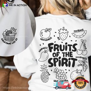 Fruit of the Spirit Doodle Art Comfort Color Shirt 3