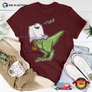 Funny Dinosaur Trick Or Treat Comfort Colors Tee 2