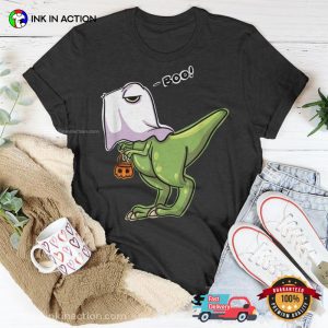 Funny Dinosaur Trick Or Treat Comfort Colors Tee 3