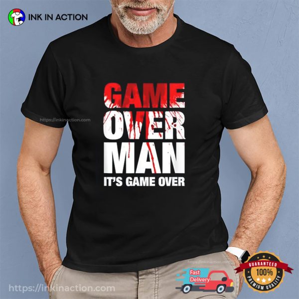 Game Over Man Bloody Spooky Season T-shirt