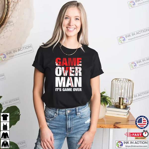 Game Over Man Bloody Spooky Season T-shirt