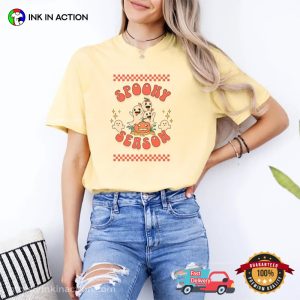 Ghost And Pumpkin Head Vintage SPOOKY SEASON Comfort Colors T-shirt