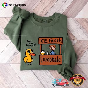 Got Any Grapes ICE Fresh Lomonade Cute Duck Shirt 2