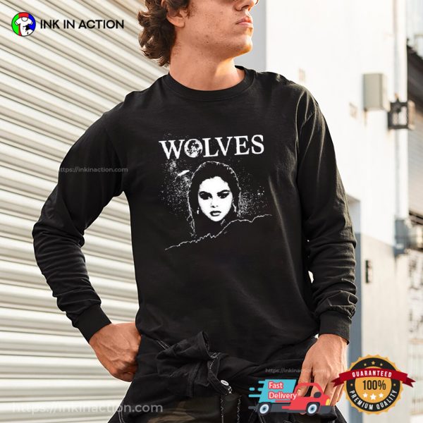 Graphic Selena Gomez Wolves T-shirt