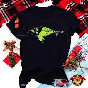 Grinch Ew People Funny Christmas Tee Shirts