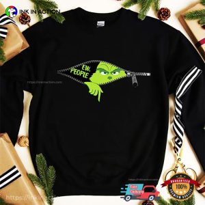 Grinch Ew People Funny christmas tee shirts 2