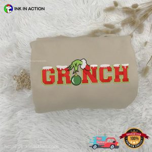 Grinchmas Grinch Movie Logo T shirt 2