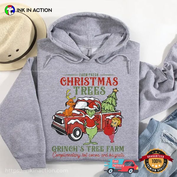 Grinch’s Tree Farm Christmas Tree Vintage Christmas Tree Shirt