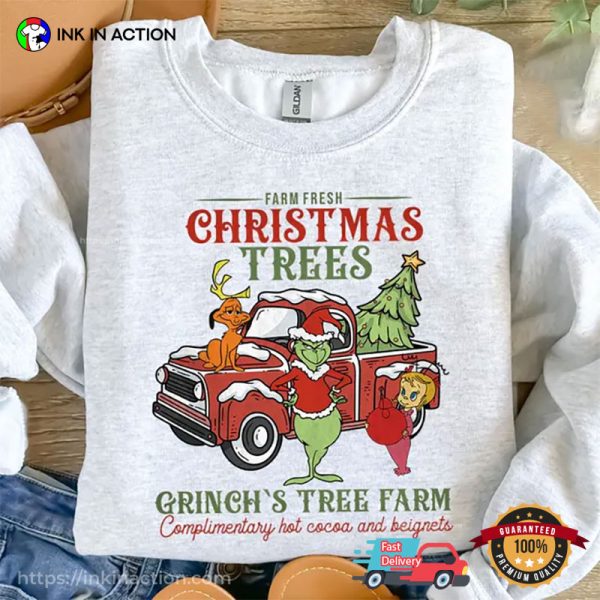 Grinch’s Tree Farm Christmas Tree Vintage Christmas Tree Shirt